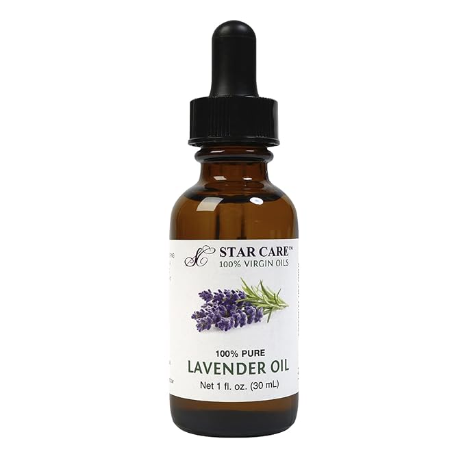 100% Pure Lavender Essential Oil 1 fl oz (30ml) Undiluted Steam Distilled Lavender Oil for Aromatherapy, Diffuser, Skin, Hair & Scalp Care, DIY Candle & Soap Making with Glass Dropper