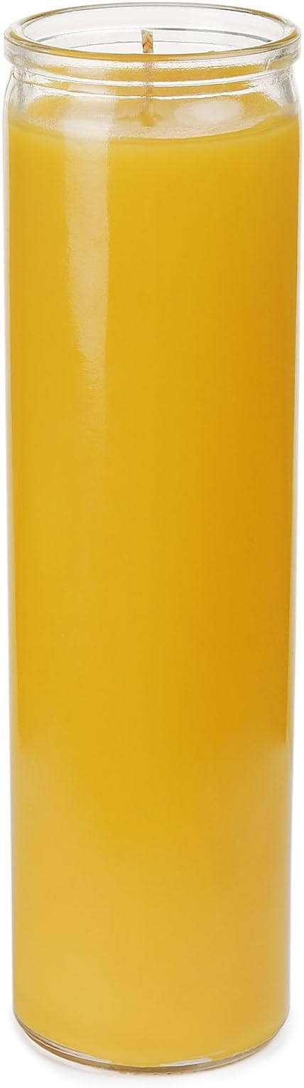 5 Day Beeswax Devotional Prayer Candle - Unscented Vigil Altar Candle for Blessing Memorial&Religious Ceremonies, 90-100 Hours Burning