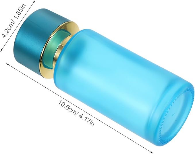 OSALADI Glass Perfume Refill Bottle Portable Travel Spray Atomizer Refillable Fragrance Container Lightweight Scent Dispenser for Men and Women