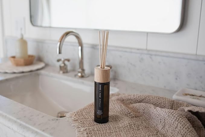 Sand + Fog Tahitian Vanilla Reed Diffuser | Made with Essential Oils | Fill Your Home with the Your Favorite Luxurious Fragrance