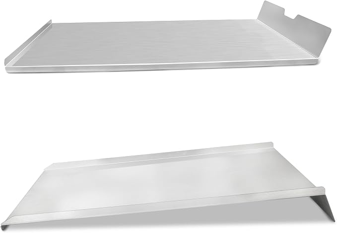 Drip Tray for Traeger 34 Pro Series Grease Pan Replacement Parts KIT0786 BCA006 Eastwood Texas Elite Pellet Smoker Grill Heavy Duty Heat Baffle Diffuser Stainless Steel BBQ Accessories