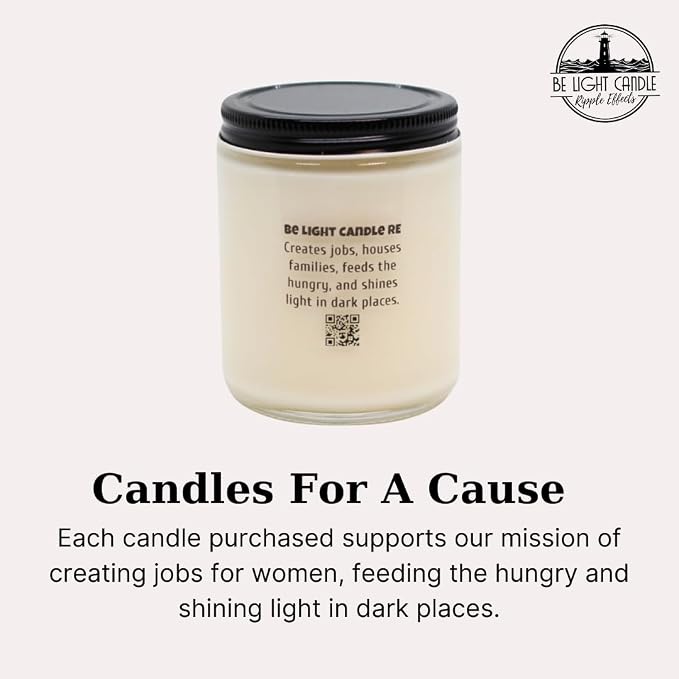 Odor Eliminating Candle Non-Toxic | Purpose-Driven Soy Scented | Fresh Linen Odor | 8oz Long Lasting Candle | Pet Odor Eliminator | Smoke Odor Eliminator (Odors Be Gone)