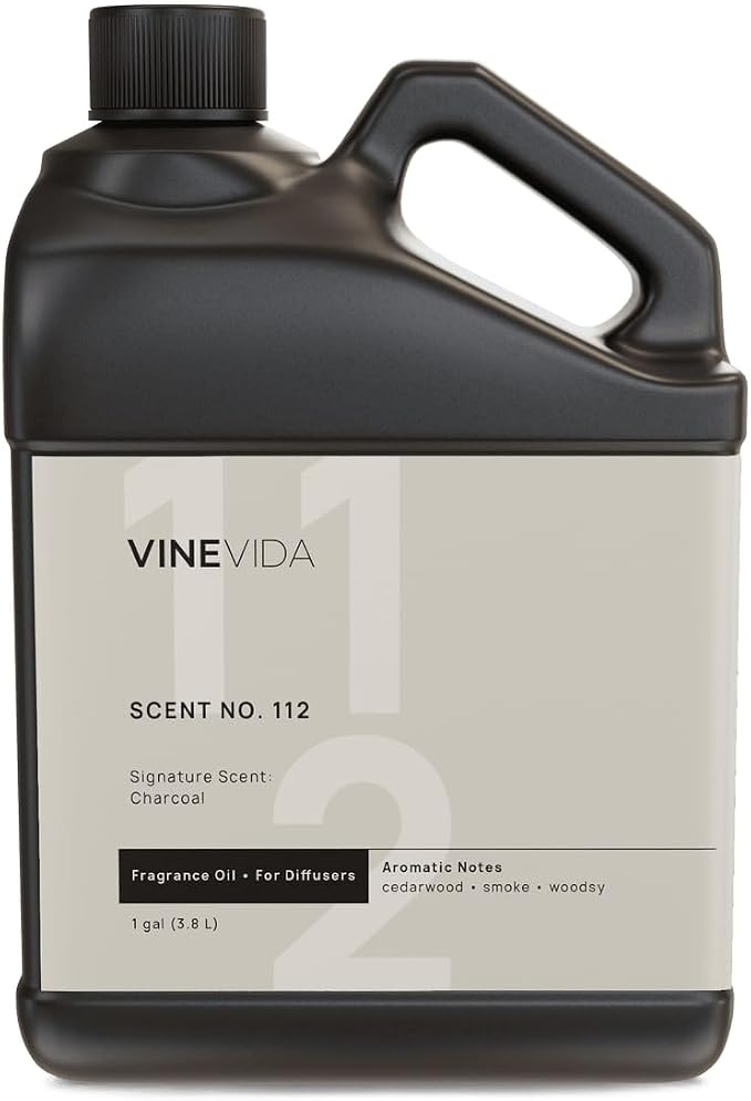 VINEVIDA [128 Oz] Inspired by: Charcoal; Diffuser Oil Refill | Premium Scent Diffuser Oil for Home | Non-Toxic Fragrance