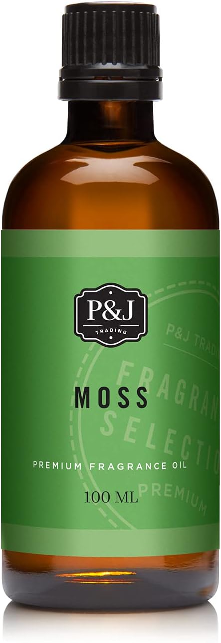 P&J Trading - Moss Scented Oil 100ml - Fragrance Oil for Candle Making, Soap Making, Diffuser Oils