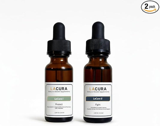 Lacura Immunity & Respiratory Essential Oil Set - Natural Defense Blend with Pine, Oregano & Tea Tree - Essential Oils for Aromatherapy & Immune Support - 14.4ml