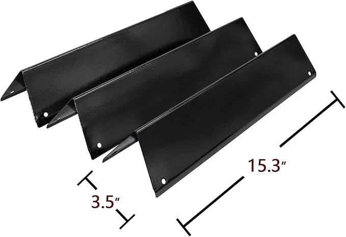 Hongso Spirit E-210 Replacement Parts for Weber Spirit 200 Series E210 S210 E215 S215 220, II GS4 E-210 E-220 Grill (Front-Mounted Control), 17.5" Grill Grates, 15.3" Flavorizer Bars, 18" Burner Tubes