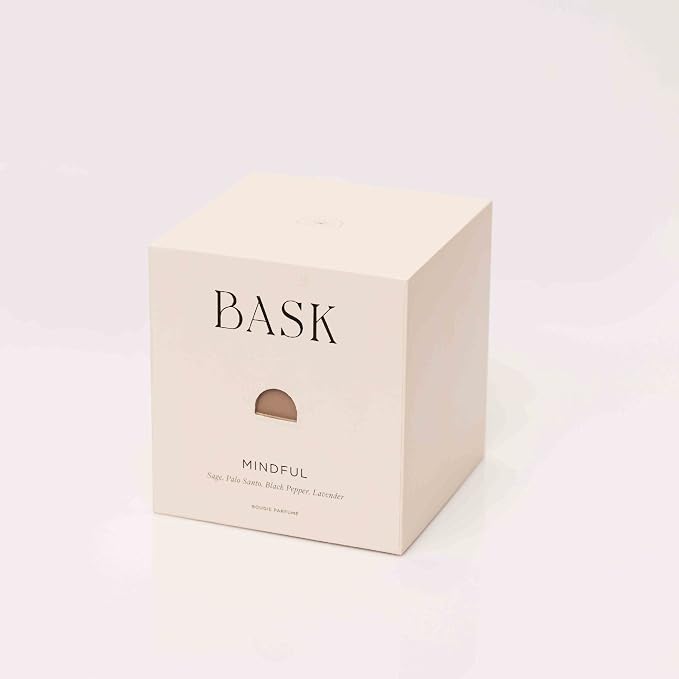 Relaxing Candles for Home by BASK - Scented Candles - Winter Candles - Gifts for Women and Men - Scent: Mindful