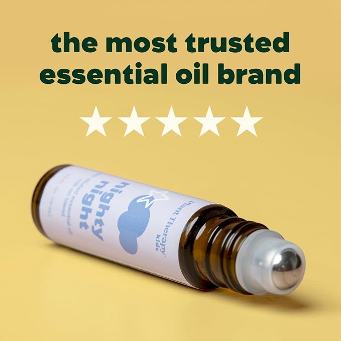Plant Therapy Kids Nighty Night Essential Oil Blend for Sleep, 10 mL (1/3 oz), Pre-Diluted Roll-On for Convenience, Support a Restful Night's Sleep