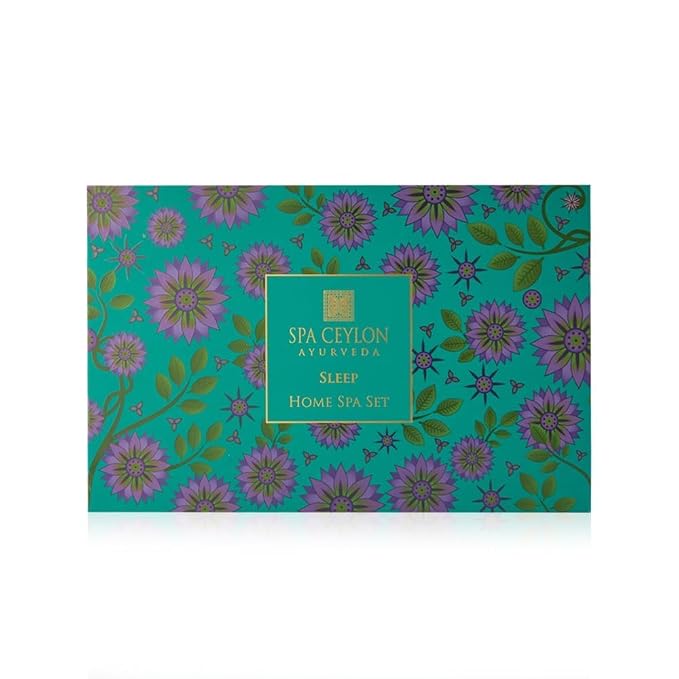 Spa Ceylon SLEEP HOME SPA SET | Body Care Set & Mini Travel Bag | Organic Self-Care Set | Vegan | Holiday Gift Set
