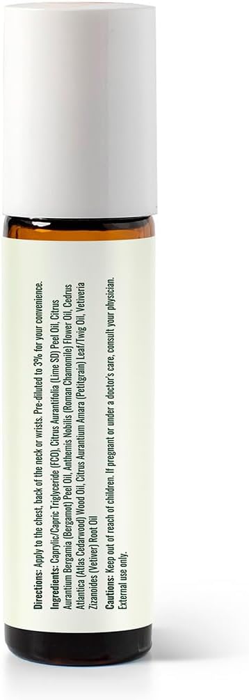 Plant Therapy Kids Hocus Focus Essential Oil Blend Pre-Diluted Roll-On 10 mL (1/3 oz) Aromatherapy Blend for Focus, Attention, and Concentration, KidSafe