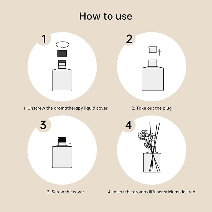 XEPTLE Hotel Colletion Reed Diffuser, Clean White Floral Fragrance with Bergamot & Warm White Musk, Air Freshener, Home Fragrance Diffuser with 5 Reeds for Bedroom Bathroom Office Décor, 7.04oz, Green