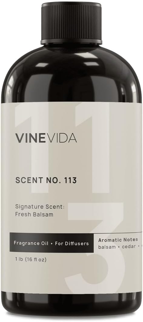 VINEVIDA [16 Oz] Inspired by: Fresh Balsam; Diffuser Oil Refill | Premium Scent Diffuser Oil for Home | Non-Toxic Fragrance