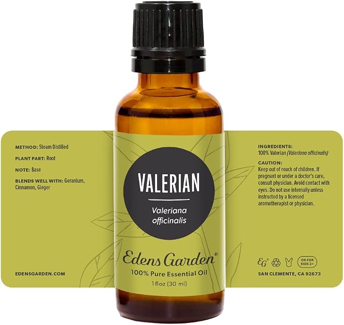 Edens Garden Valerian Essential Oil- 100% Pure Premium Grade, Undiluted, Natural, Therapeutic, Aromatherapy, The Best for Diffuser, Skin, Hair, Kid Safe 30 ml (1 fl oz)