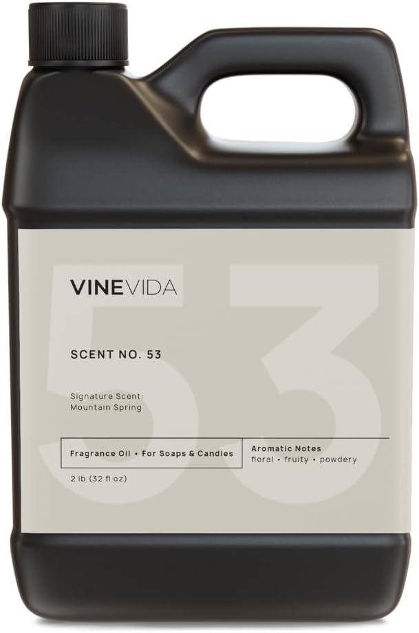 VINEVIDA [32oz] Mountain Spring Fragrance Oil - Made in USA Scents for Candle & Soap Making
