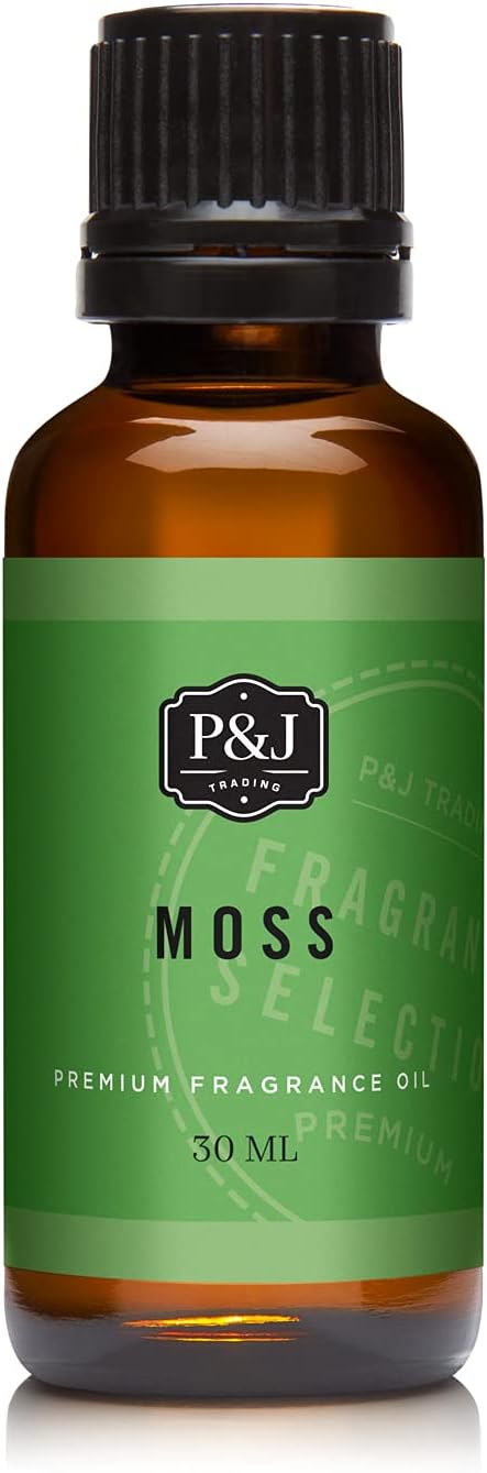 P&J Trading - Moss Scented Oil 30ml - Fragrance Oil for Candle Making, Soap Making, Diffuser Oil