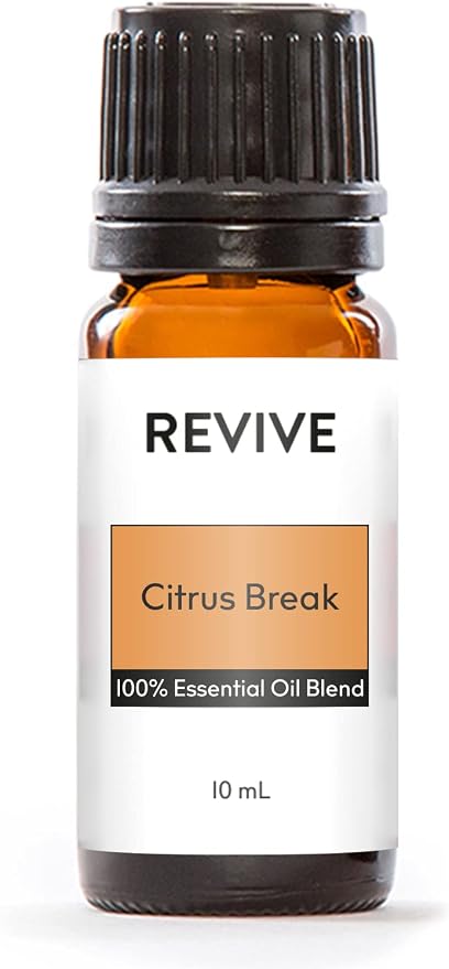 Citrus Break Essential Oil Blend by Revive Essential Oils - 100% Pure Therapeutic Grade, for Diffuser, Humidifier, Massage, Aromatherapy, Skin & Hair Care