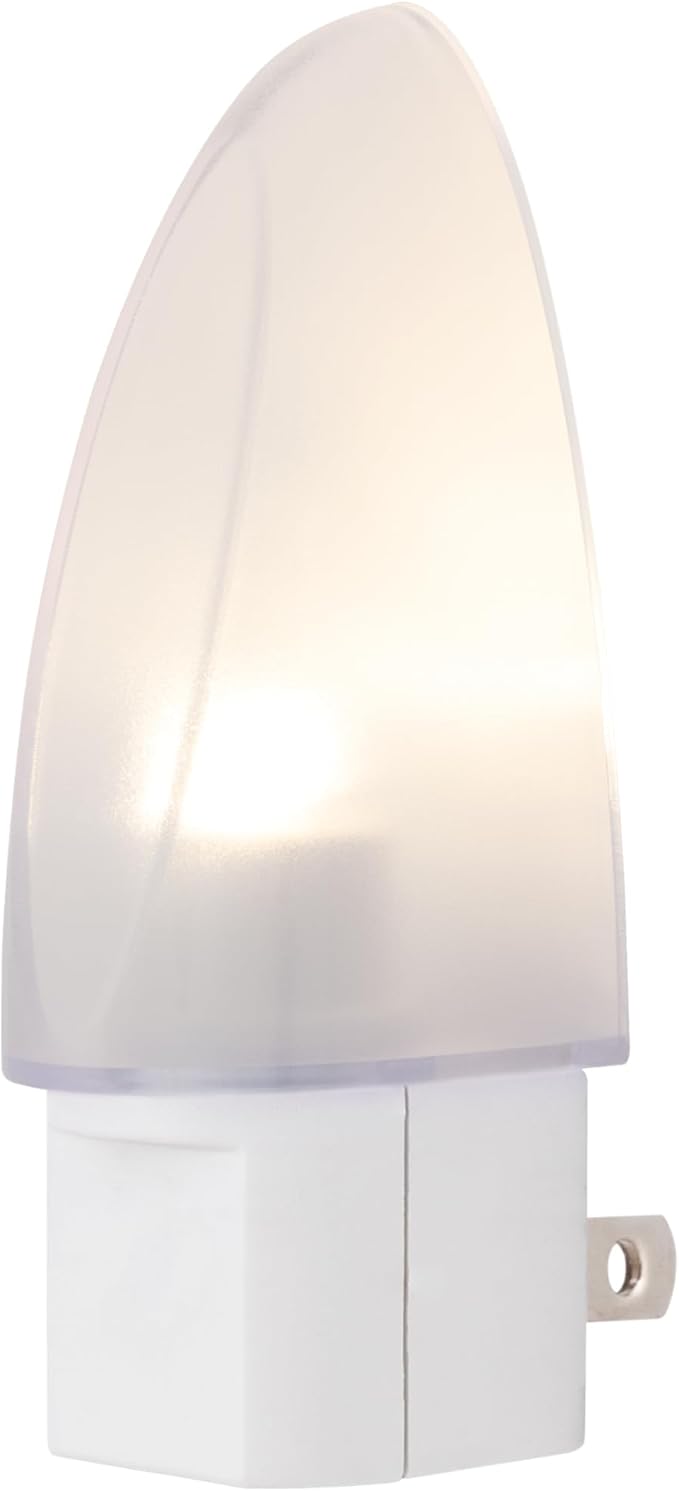 Lights by Night Plug in LED Night Light, Nightlight Plug into Wall, Dusk to Dawn Sensor, Warm White, Bedroom, Bathroom, Nursery, Hallway, Kitchen, UL Safety Listed, 11375
