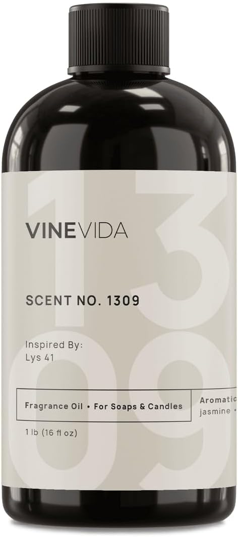 VINEVIDA Scent NO. 1309 Fragrance Oil - 16oz (1lb) - Inspired by: LYS 41 Fragrance Oil for Candle Making - Made in USA Candle Scents Scents for Soap Making