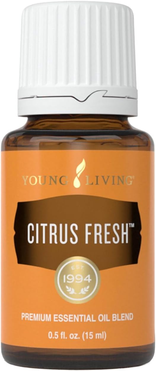 Young Living Citrus Fresh Essential Oil Blend | 15 ml | Bright Citrus Aroma with Orange, Grapefruit, Mandarin, Lemon & Spearmint | Essential Oil Blend for Diffusers, Aromatherapy & Everyday Use