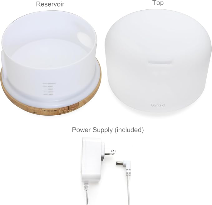 500ml Premium Essential Oil Diffuser, Ultrasonic Aromatherapy Fragrant Oil Humidifier Vaporizer