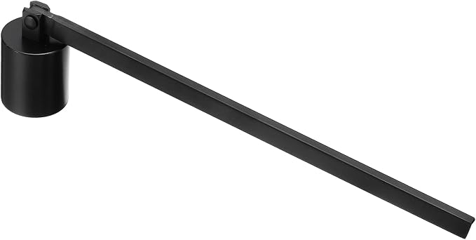 uxcell Candle Snuffer, Candle Extinguish with Long Handle, Wick Flame Snuffer Extinguish Accessory Cylinder-Shaped for Putting Out Flame Home Decor Gifts, Black