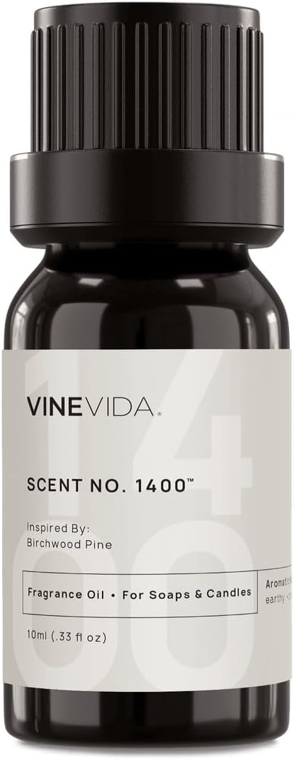VINEVIDA [0.33oz] Scent No.1400 Inspired by Nest Fragrance Oil for Candle Making and Soap Making - Premium Candle Scents for Soy Candles