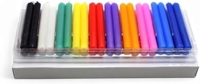 40 Multicolor Chime/Spell Candles - 40 per Box 4" Inch Candle