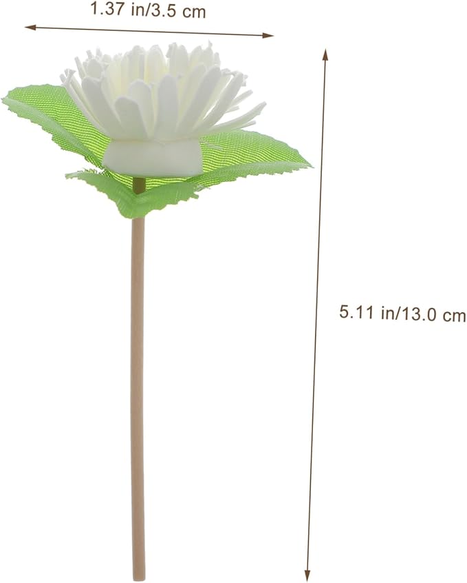 3pcs Decorative Diffuser Dried Flowers and Rattan Sticks for Home Fragrance Elegant Bottle for Bathroom Bedroom and Living Room Decor