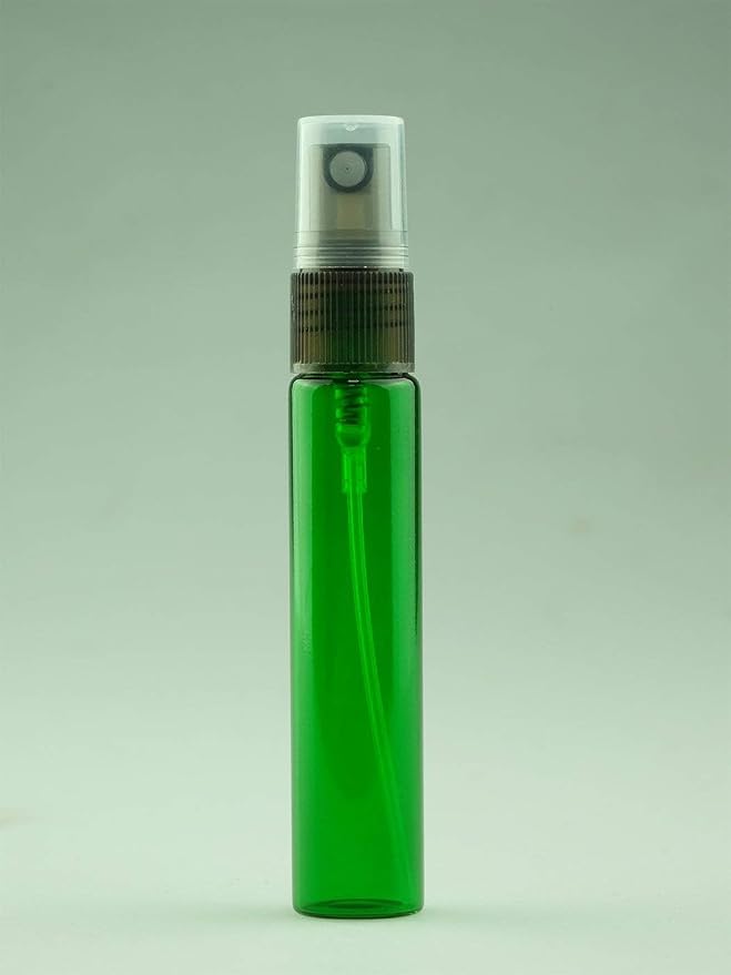 20 Pack Set 10ML Protable Refill Bulk Atomizer Spray Travel Perfume Bottle Hydrating Empty Bottle (Green)