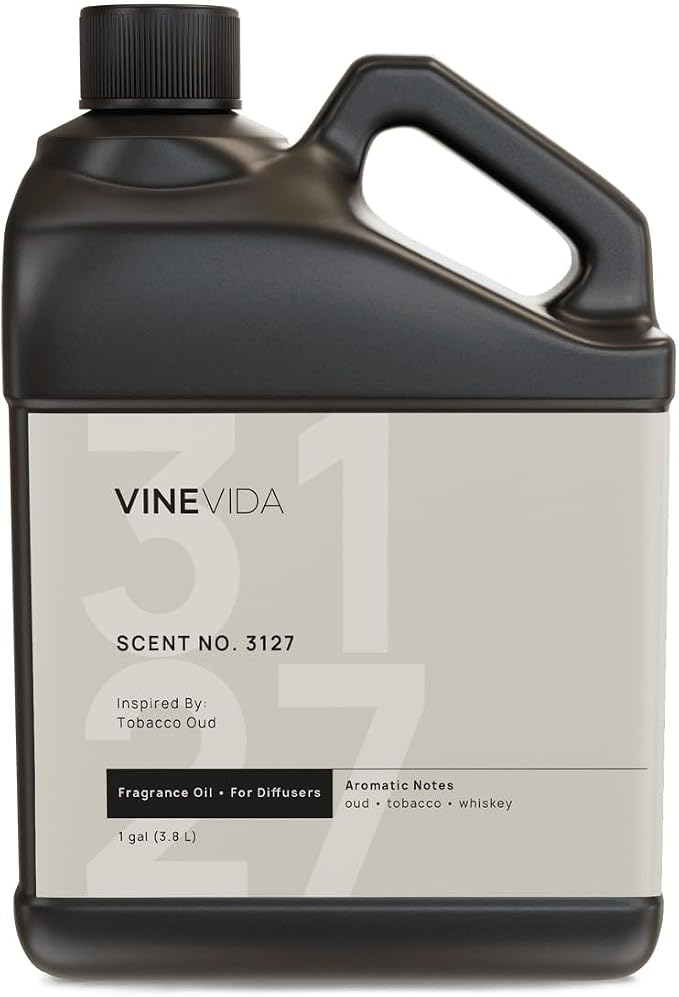 VINEVIDA [128 Oz] Inspired by: Tobacco Oud; Diffuser Oil Refill | Premium Scent Diffuser Oil for Home | Non-Toxic Fragrance
