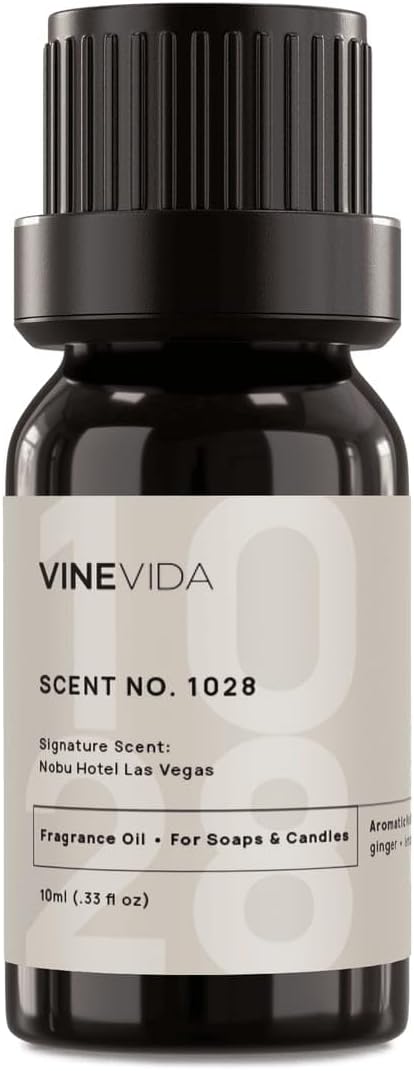 VINEVIDA Scent NO. 1028 Fragrance Oil - 10mL - Inspired by: Nobu Hotel Las Vegas Fragrance Oil for Candle Making - Made in USA Candle Scents Scents for Soap Making