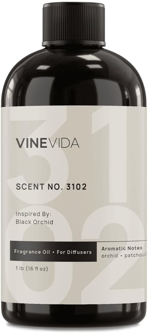 VINEVIDA [16 Oz] Inspired by: Black Orchid; Diffuser Oil Refill | Premium Scent Diffuser Oil for Home | Non-Toxic Fragrance