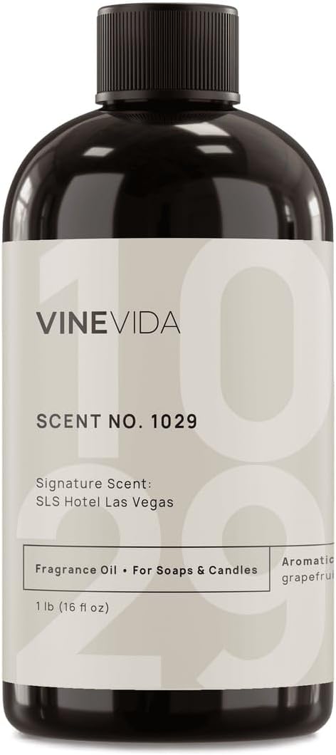 VINEVIDA Scent NO. 1029 Fragrance Oil - 16oz (1lb) - Inspired by: SLS Hotel Las Vegas Fragrance Oil for Candle Making - Made in USA Candle Scents Scents for Soap Making
