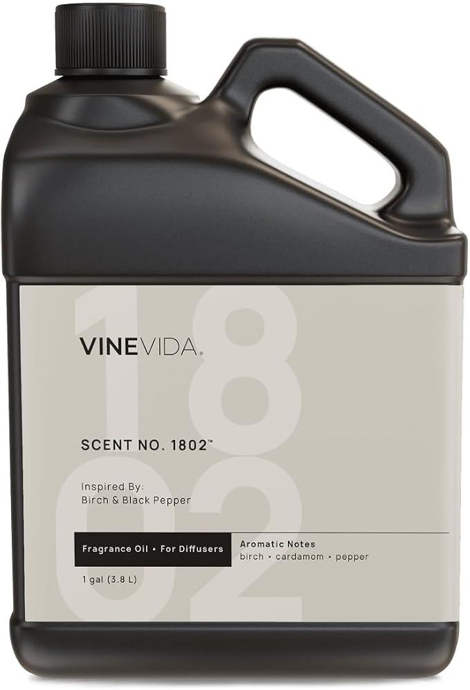 VINEVIDA [128 Oz] Inspired by: Birch & Black Pepper; Diffuser Oil Refill | Premium Scent Diffuser Oil for Home | Non-Toxic Fragrance