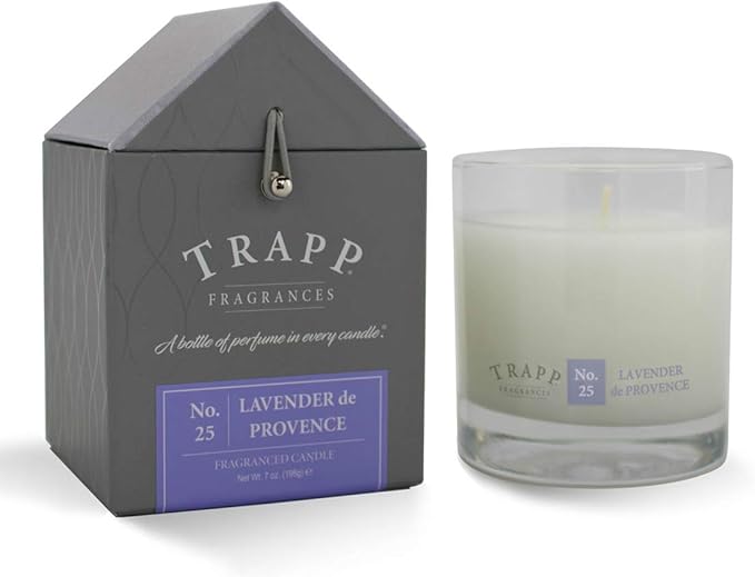 Trapp Signature Home Collection No. 25 Lavender De Provence Poured Scented Candle, 7-Ounce