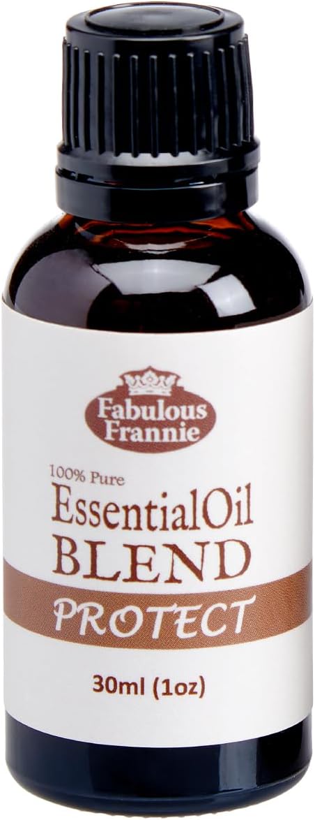 Fabulous Frannie Protect 30ml Pure Undiluted Essential Oil Blend of Clove, Lemon, Cinnamon, Eucalyptus and Rosemary Essential Oils