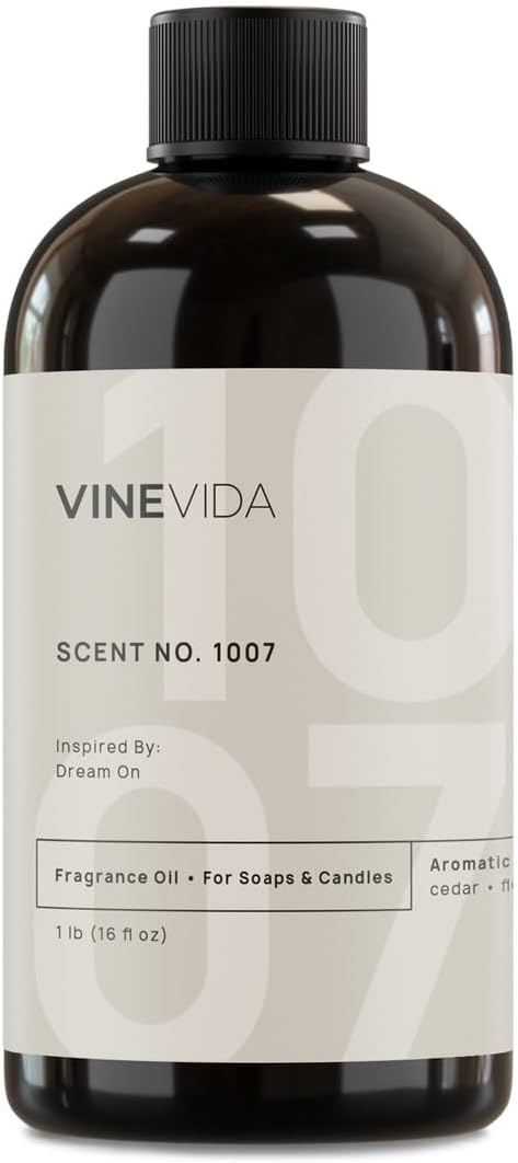 VINEVIDA [16oz] Scent No.1007 Fragrance Oil for Candle Making and Soap Making - Premium Candle Scents for Soy Candles