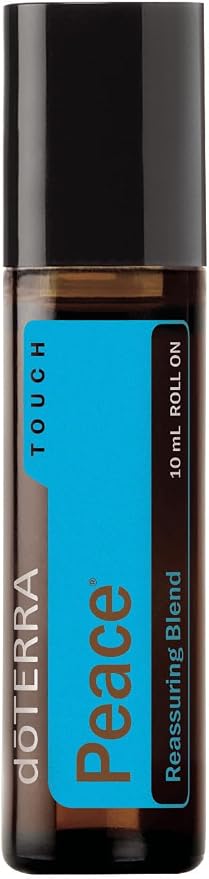doTERRA Peace Touch Reassuring Blend Essential Oil - Sweet Mint Scent, Stress Relief, Mood Support, 10 mL