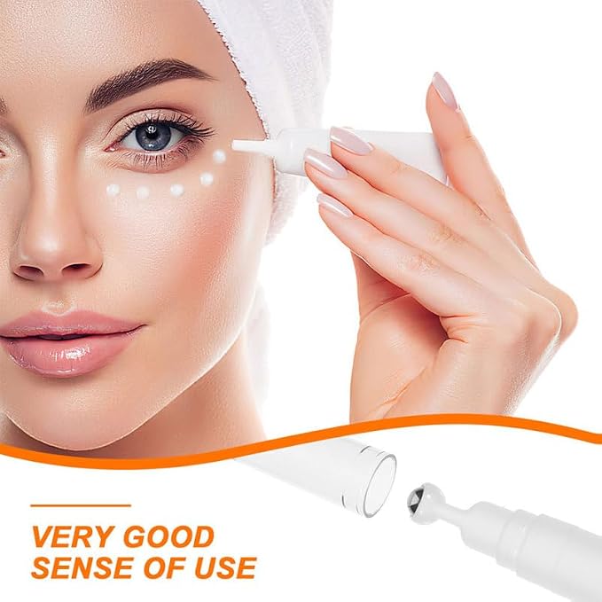 Didiseaon 4pcs Essential Oil Roller Bottle 5 ML White Refillable Perfume Container Travel Size Eye Cream Dispenser Stainless Steel Ball Skin Care Massage Tool Women Daily Morning Kit 3.6 Inches