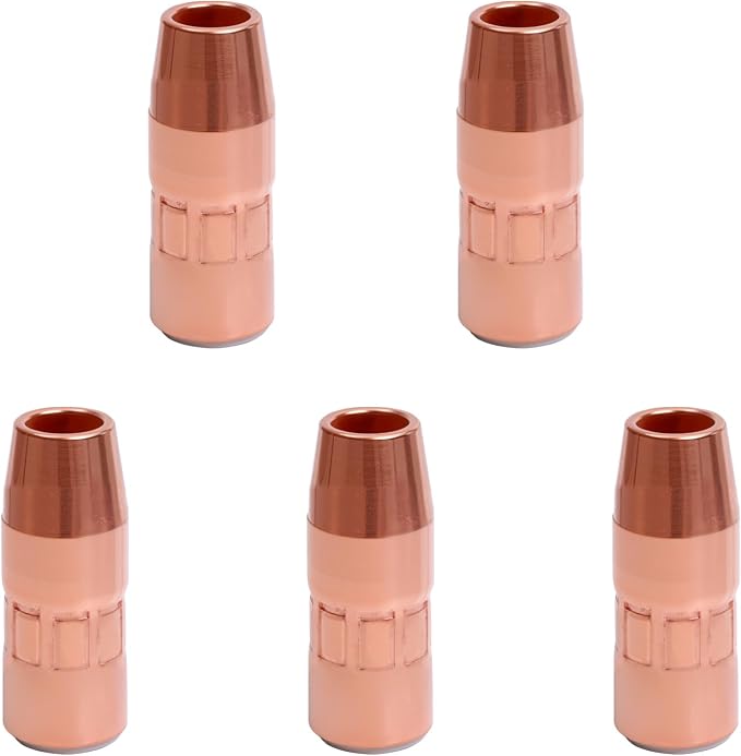 5Pcs N-A5800C AccuLock S Nozzle Large 5/8" Orifice Flush Tip | Fit D-MA250 Diffuser, for Bernard (Miller) AccuLock S MIG Welding Consumables