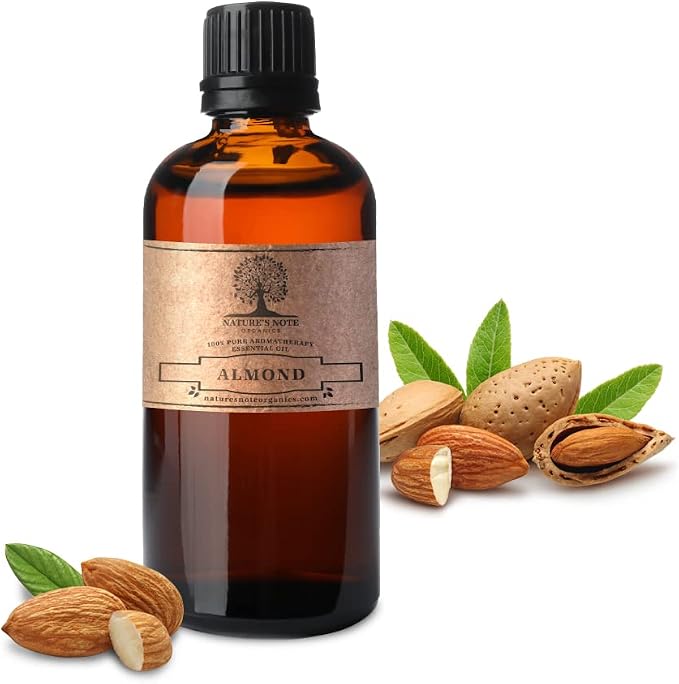 Almond - 100% Pure Aromatherapy Grade by Nature's Note Organics - 4 Fl Oz