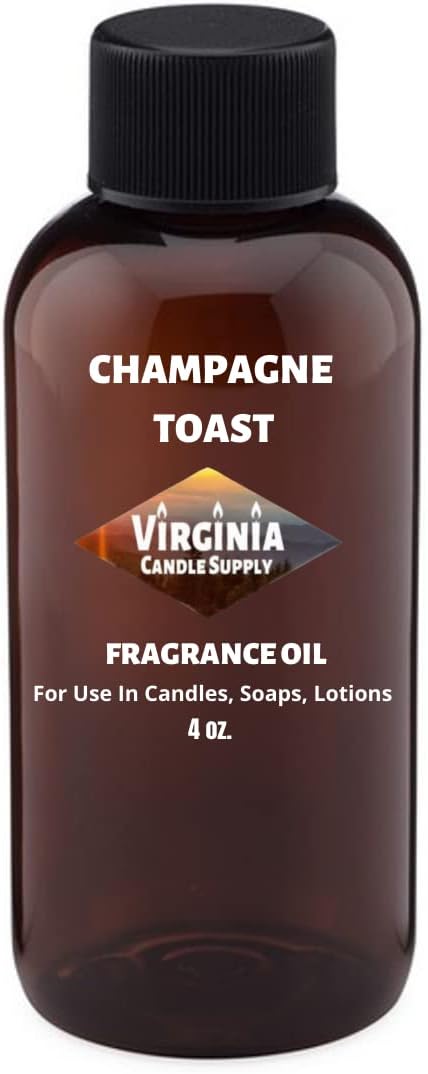 Champagne Toast Fragrance Oil (Our Version of The Brand Name) (4 oz Bottle) for Candle Making, Soap Making, Tart Making, Room Sprays, Lotions, Car Fresheners, Slime, Bath Bombs, Warmers……