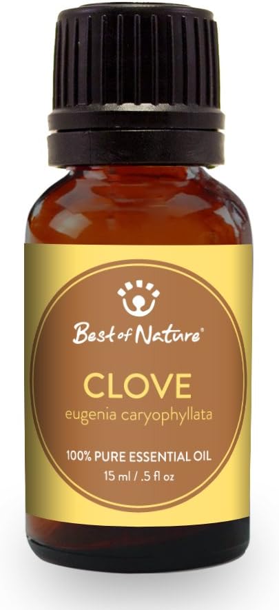 Clove Bud Essential Oil for Diffuser Aromatherapy – Best of Nature 100% Pure Undiluted Oils for DIY, Home Fragrance, and Topical Use