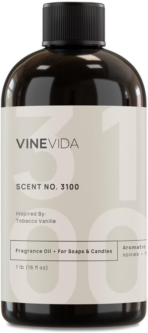 VINEVIDA [16oz] (Our Version of) Tobacco Vanille Fragrance Oil for Candle Making and Soap Making - Premium Candle Scents for Soy Candles