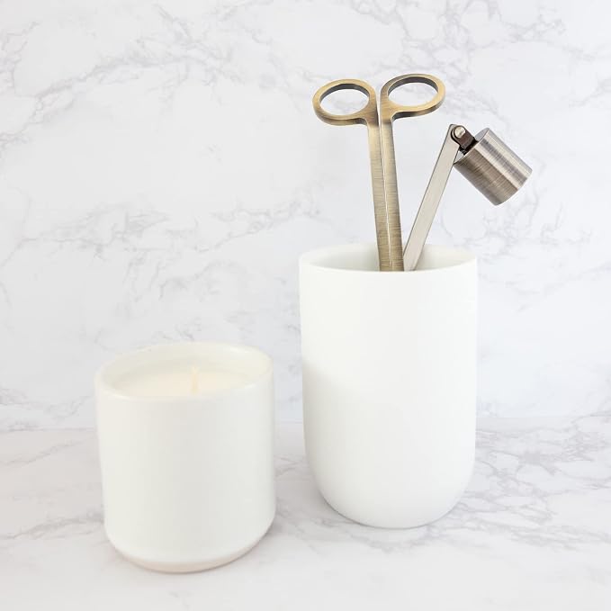 Airy Abode Candle Wick Trimmer and Candle Snuffer Accessory Set – Pick Your Color