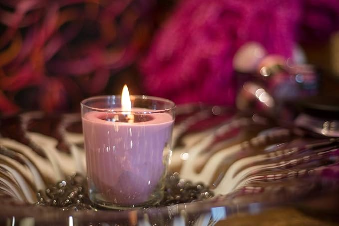 Root Candles Scented Candles Honeycomb Veriglass Premium Handcrafted Beeswax Blend Candle, Large, Lavender Vanilla