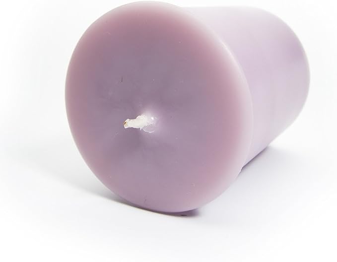 Pure Lilac Soy Votive Candles - Scented with Natural Fragrance Oils - 6 Purple Natural Votive Candle Refills - Flower & Floral Collection