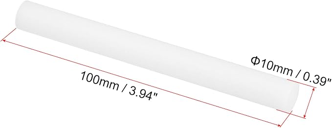 PATIKIL Humidifier Cotton Filter Sticks, 10 Pcs Refill Sticks Filter Wicks Replacement for USB Mini Humidifiers Portable Diffuser (3.94'' x 0.39''), White