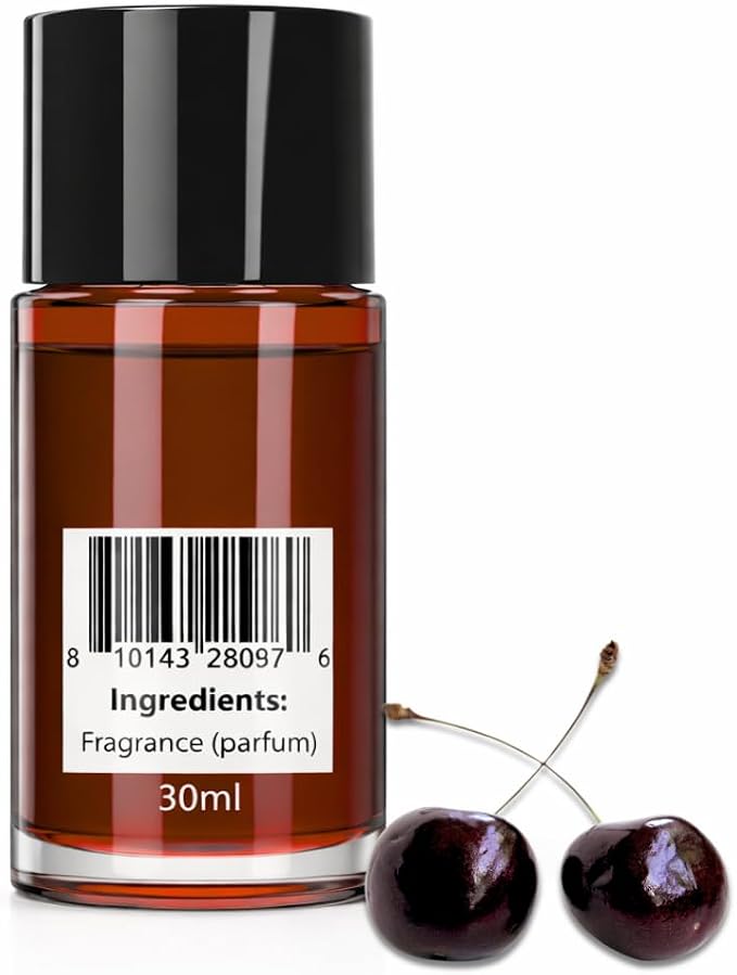 Aroma Depot Black Cherry Roll On Perfume Oil 30ml – Alcohol Free Fragrance Body Oil – Skin Safe, Phthalate Free, Travel Size 1 Fl Oz