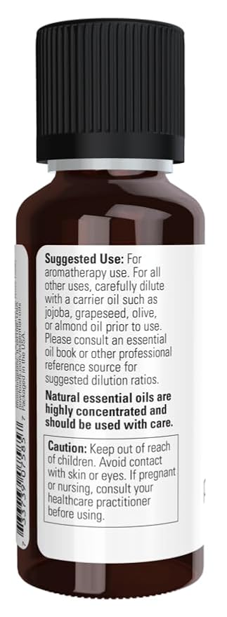 NOW Foods Essential Oils Peppermint, 2 fl oz (Pack of 2)